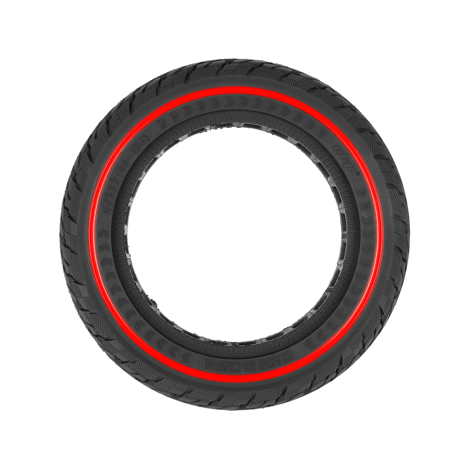 Ulip 8.5 inch Scooter Tire 8.5*2(50-134) Off-road Solid Tire With Red Circle For VSETT 8/9 Macury Zero 8/9 Series Scooter Tyre