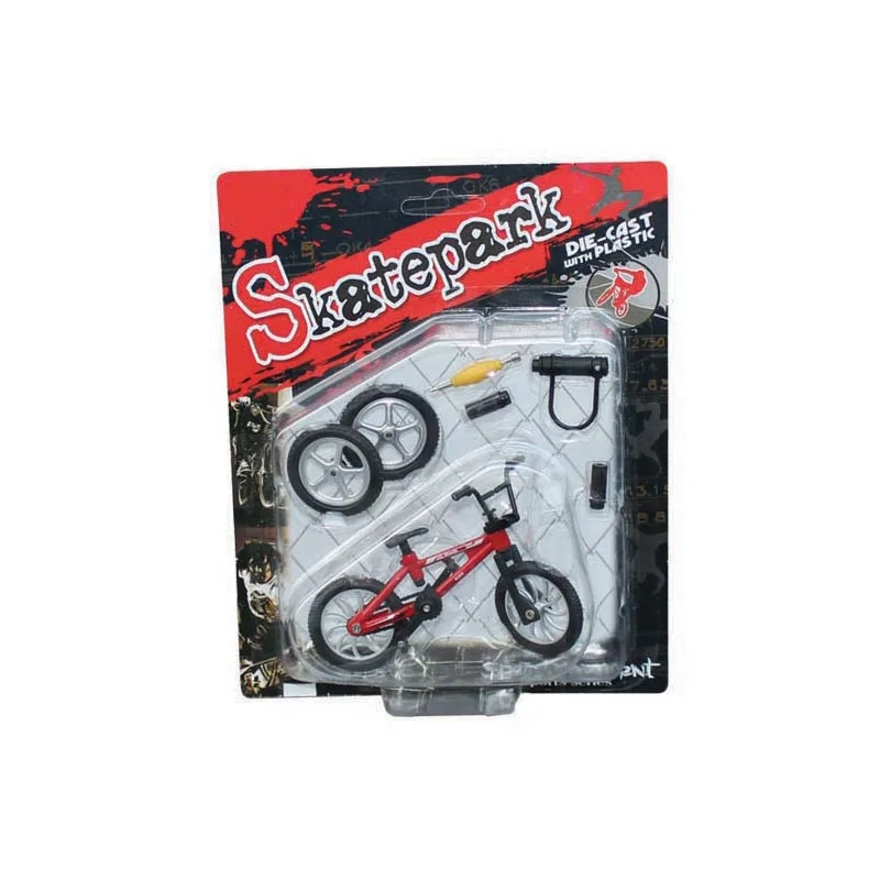 Hot Selling Finger Skatebike  Mini Alloy Bike BMX Toy Creative Fingertip Finger Skateboard Desktop Game Vitality Board
