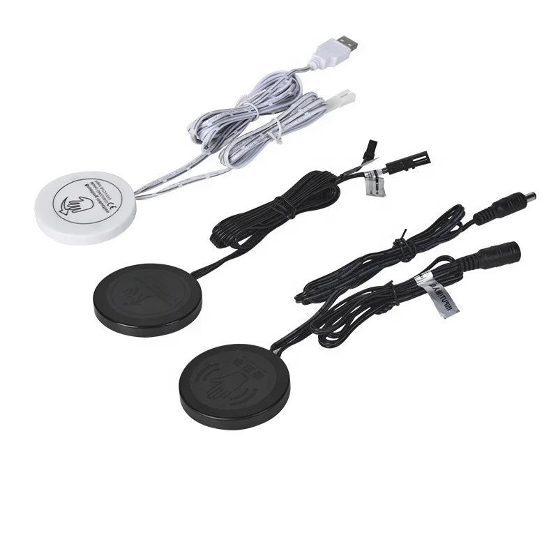 Современный дизайн внутренний Скрытый сенсорный переключатель контроллер деревянная мебель диммер для светодиодного освещения под шкафом Индуктивный типа