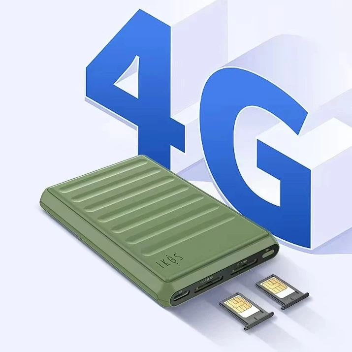 Original one IKOS K7 Dual Triple Multi SIM Card Adapter For iPhone Active Simultaneously Supports 4G Ikos Internet