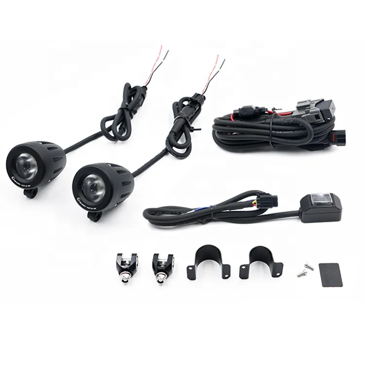 Об этом Новый 10 Вт мотоциклетные CNC алюминиевый светодиодный вспомогательный дальнего света фары с чипом CREE/почтовой службой E-mark / IP67 KAL-C19W19