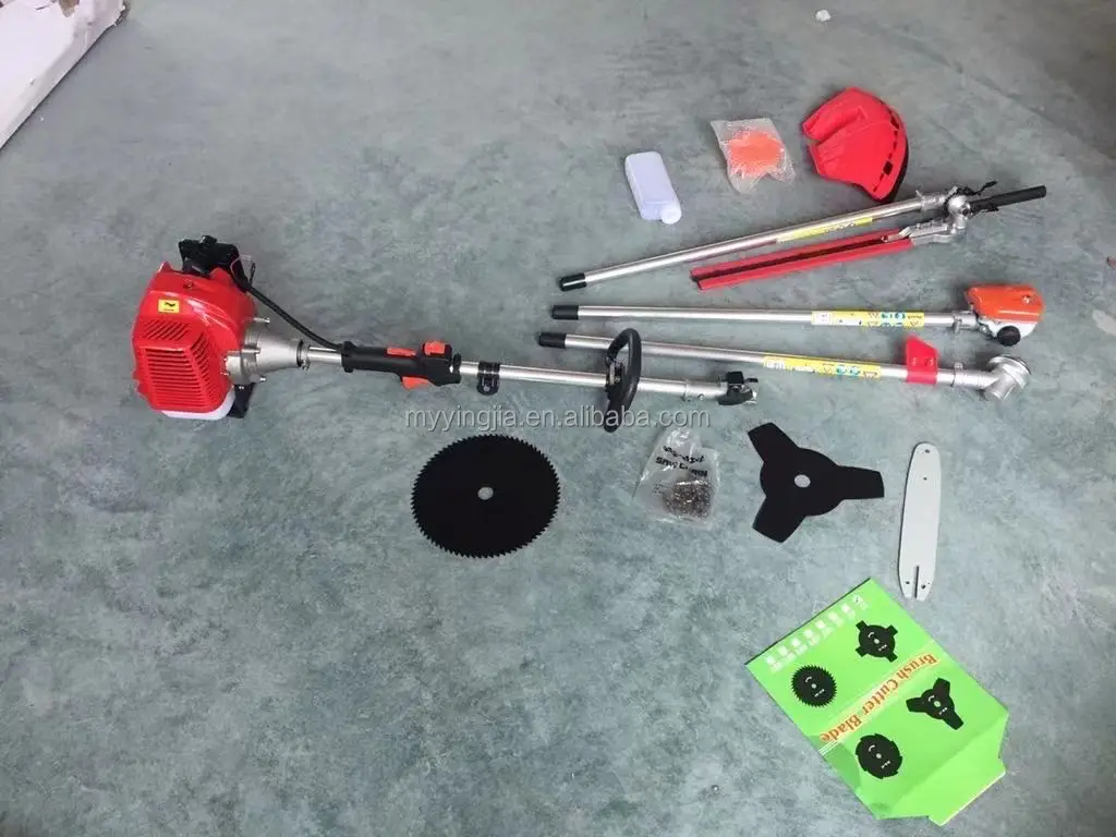 Gasoline Multi-use Garden Tools Brush Cutter 4 in 1 Long Reach Hedge Trimmer Pole Chainsaw M-BC330M