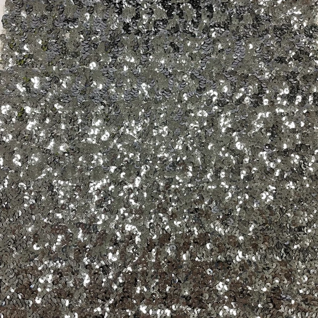 grey green  shiny beautiful cheap  embroidered sequin fabric for dancing  dress