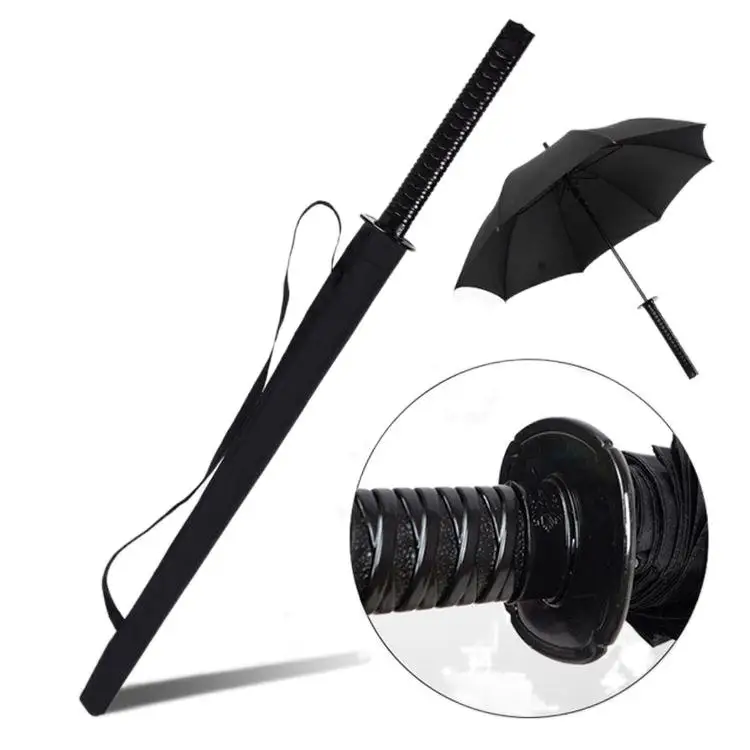 
Japanese Sword Shape Umbrella New Design Windproof Straight Samurai Umbrella 