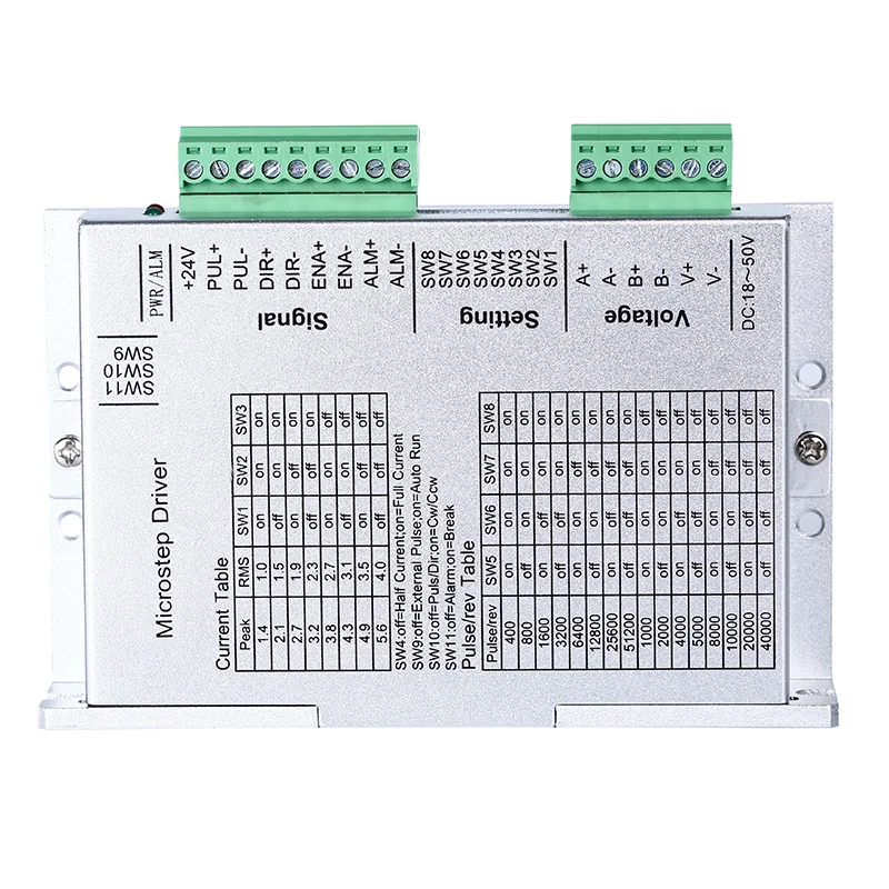 Driver 2NS556C,AC20-40v or DC 24-50V current 1.4-5.6A 2 phase cheap price hybrid stepper driver