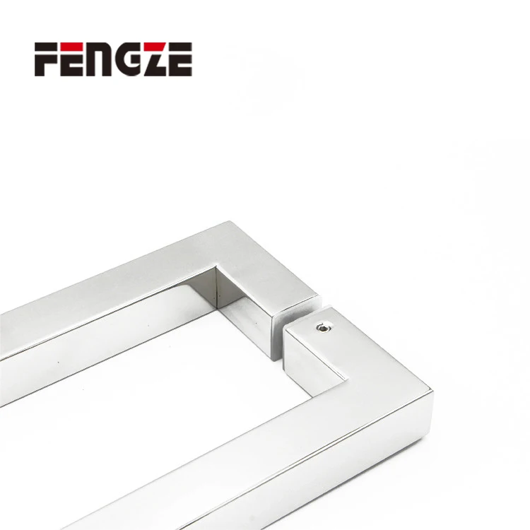 FENGZE Manufacture Glass Door Handle Stainless Steel Pull Handle Door Sliding Glass Shower Door Handle