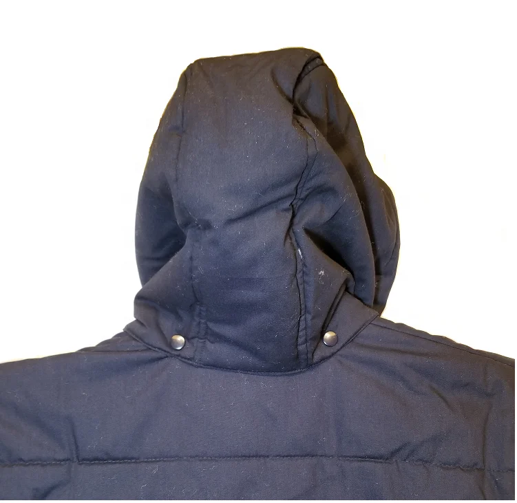 Мужское зимнее стеганое одеяло с капюшоном