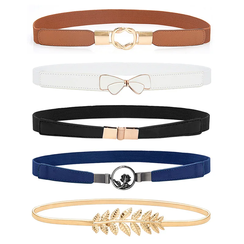 Adult and Youth Softball Uniform Belts PU Leather Belt Elastic Stretch Braided Belt