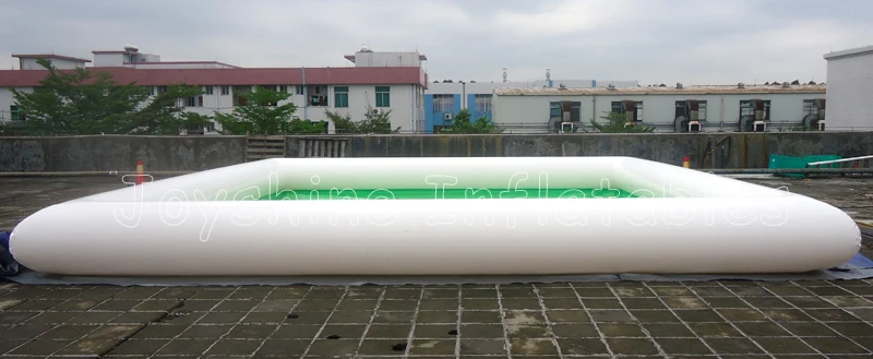10m x 6m Large White Green Inflatable Above Ground Swimming Pool Water Play Equipment For Kids and Adults