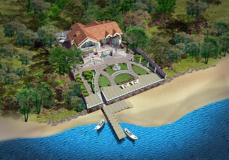 3D interior design and villa design