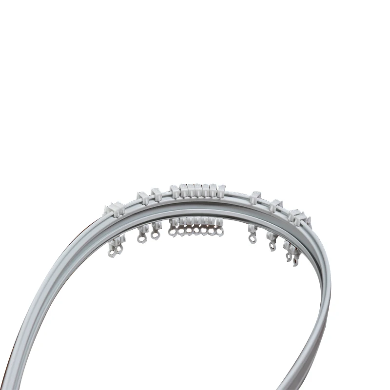 1.8m track curtain rail plastic gliders curving r rod curtain rail,modern american curtain