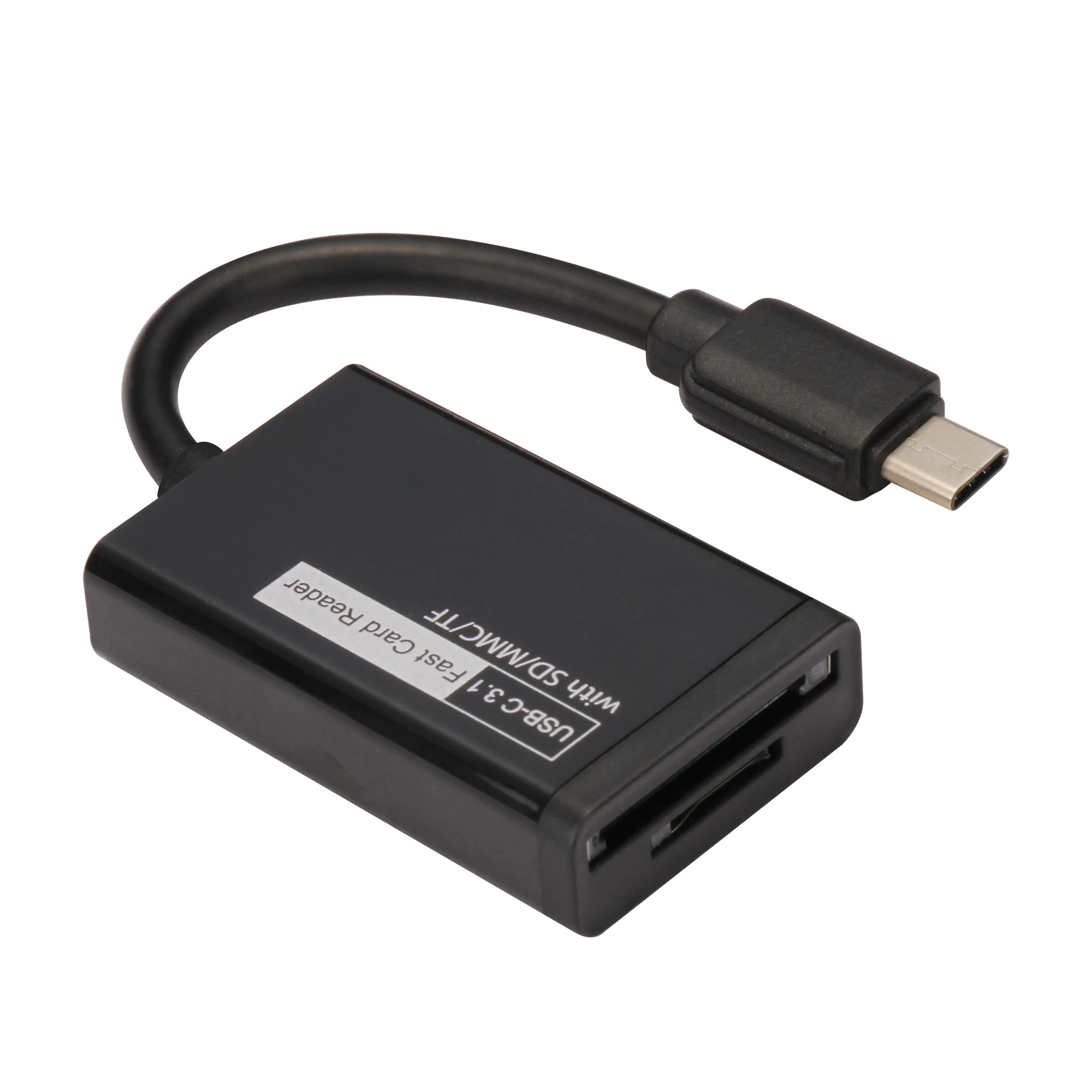 HKK - USB 3.1 Type-C OTG Card Reader SD TF M i c r o SD Card Reader Support Hot Swap