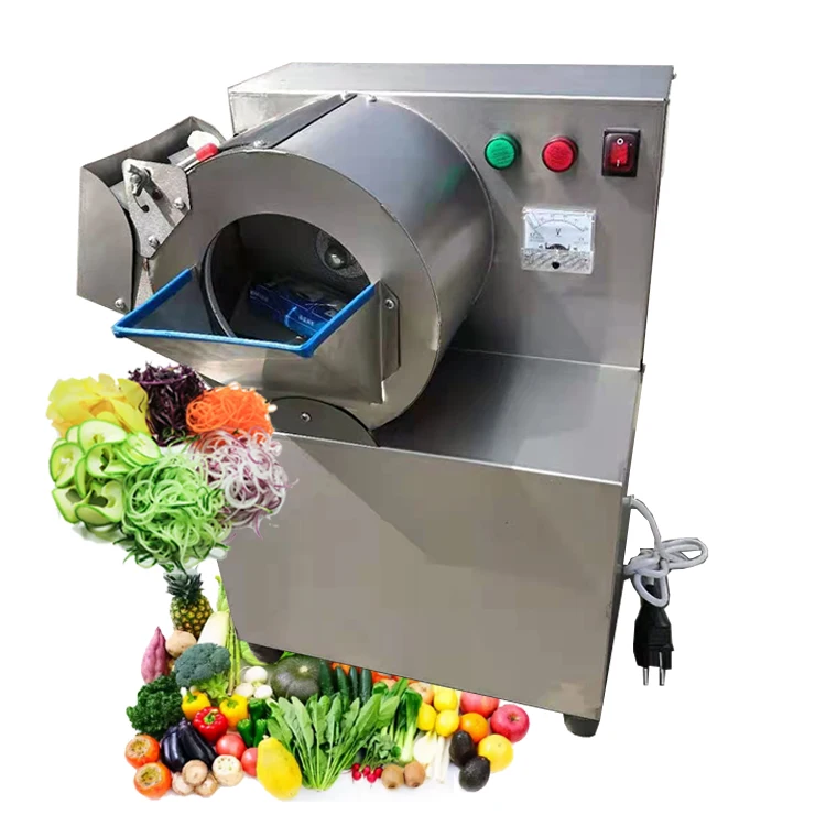 Industrial Electric Fruit Vegetable Slice Cube Cutting Slicing Dicing Machine Potato Carrot Banana Chips Cutter Slicer Dicer