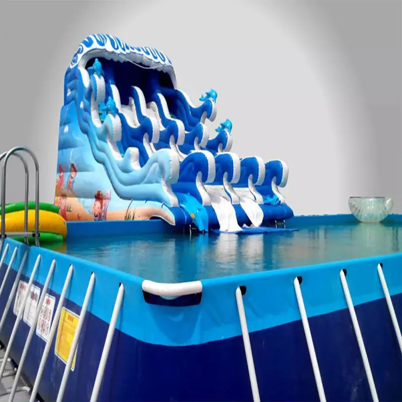 Надувной плавающий аквапарк для детей и взрослых
