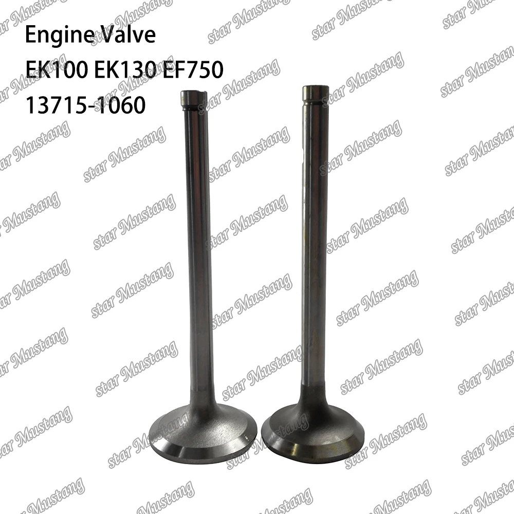 Клапан двигателя EK100 EK130 EF750 13715-1060 13711-1450 подходит для деталей двигателя Hino