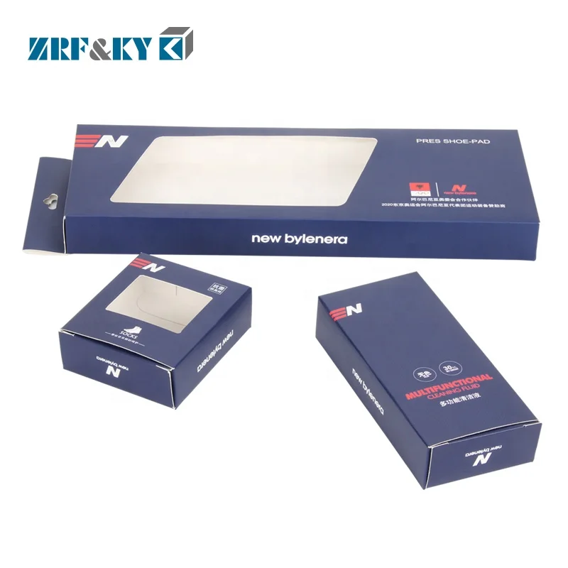 
Customized Recycled Cardboard Paper Stockings Socks Apparel Packaging Boxes 