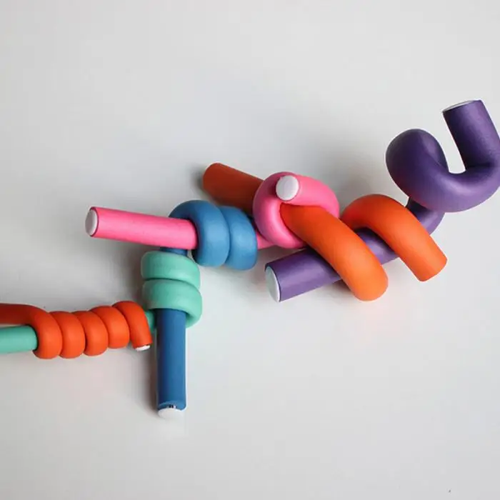Щипцы для завивки волос Flexi rods мягкие Bendy длинные ролики пенопластовые
