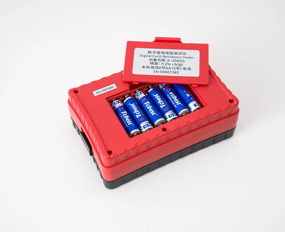 TM4105A Digital Grounding Resistance Meter 0 to 2000 Ohm Grounding Resistance Tester Grounding Tester