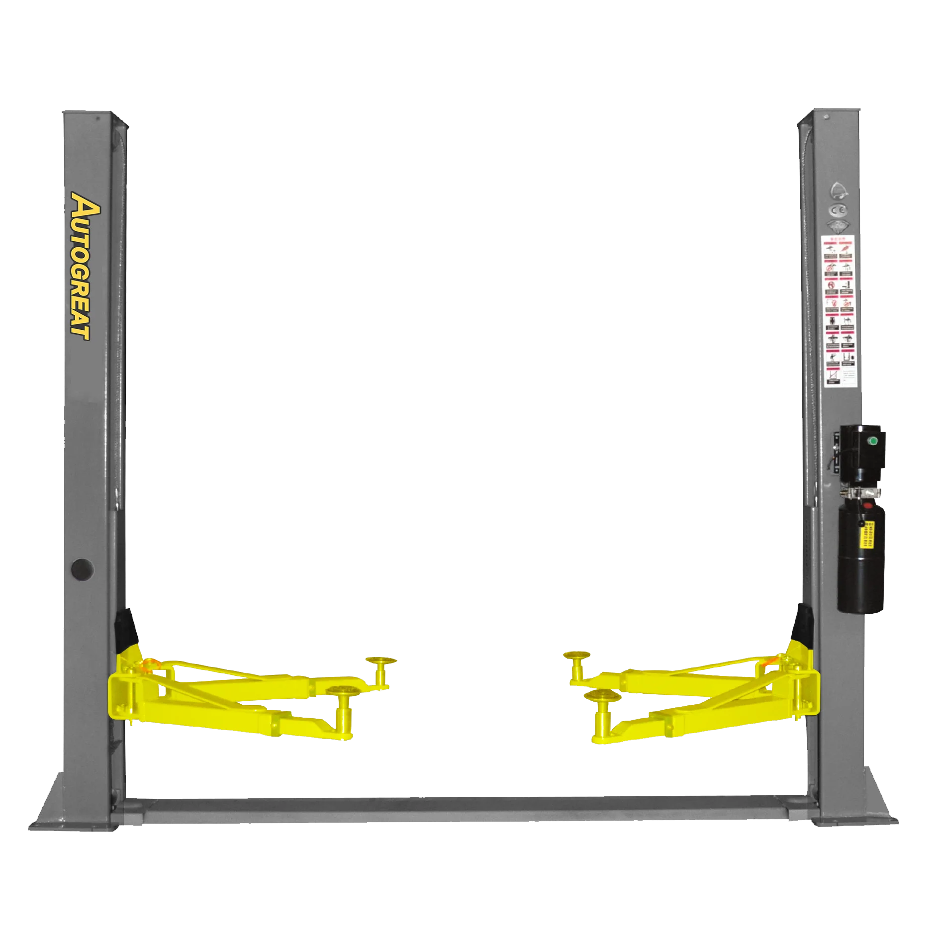 car hoist 4 tons base plate two post vehicle lift fit for car repair machine 2 post elevator