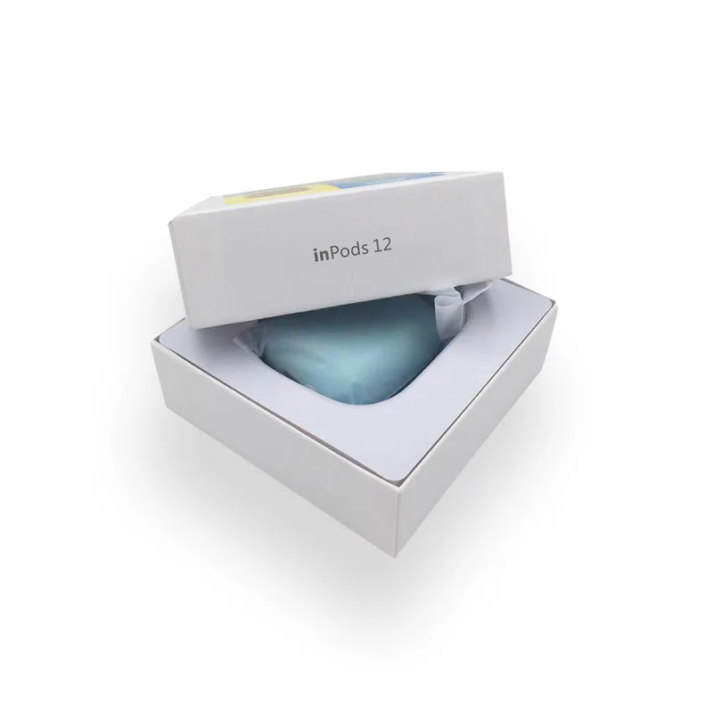 
Economic Macaron inPods 12 tws earphone, Frosted Touch Sense Macaroon Color Handsfree Wireless Stereo Earbuds i12 