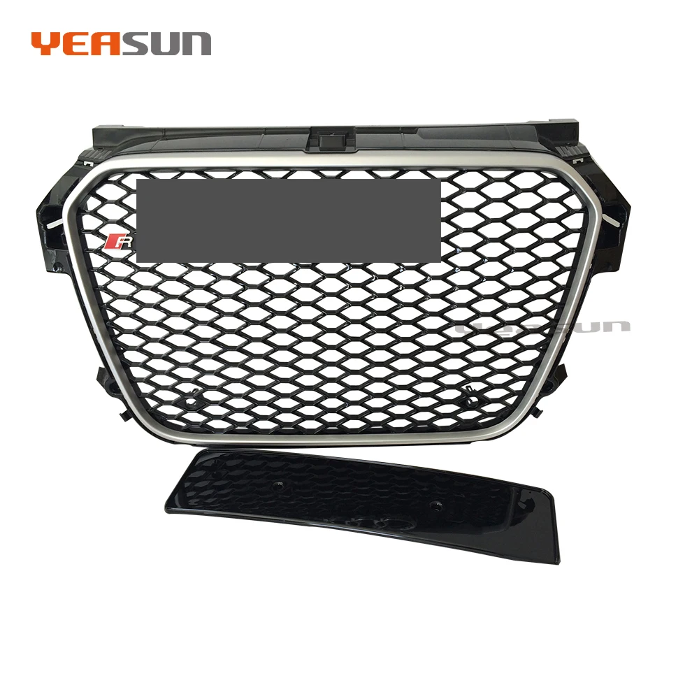 RS1 автомобиля Aftermarket черный Передняя решетка для Audi A1 2013 2014 2015