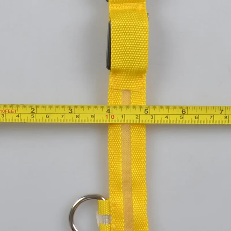 LED Flashing Light Up Reflective Pet Necklace Collar Adjustable USB Type-C Recharge Luxury Dog Luminous Collar for Dog