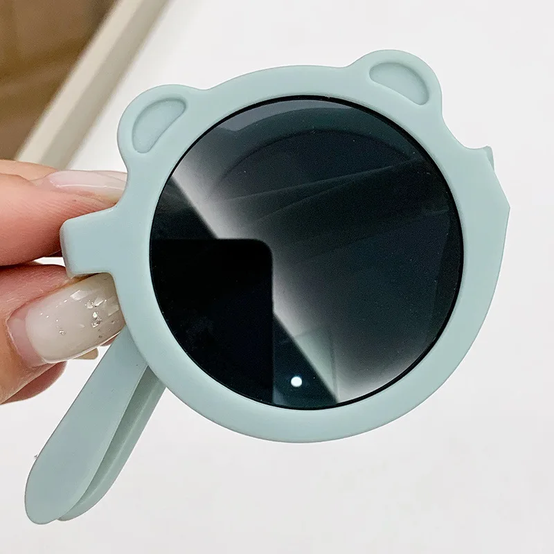 Wholesale Fashion Trendy Cat Shape Foldable Children Kids Sunglasses