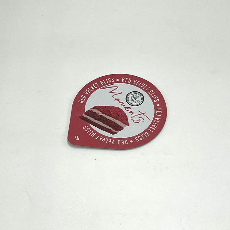 Food Use Pre Cut Aluminum Laminated Foil Lid for Ice-cream