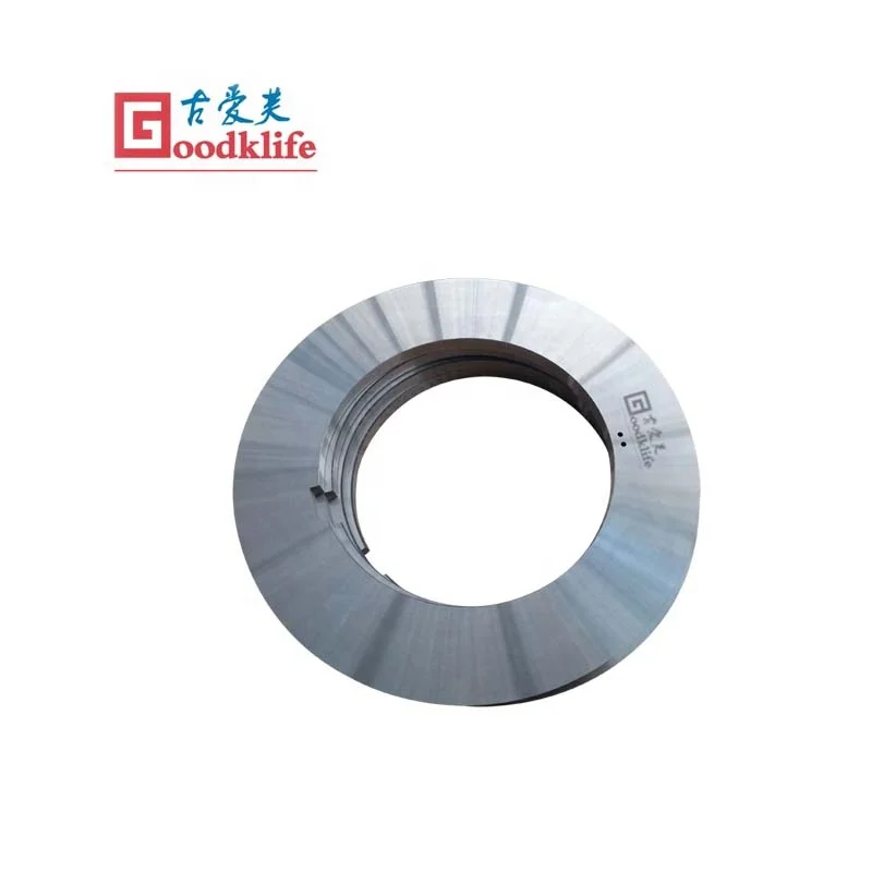 Круглый металлический нож для резки