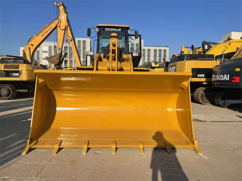 Подержанный колесный погрузчик CAT 966H готовый к работе использованный гусеничный 966 фронтальный продажа