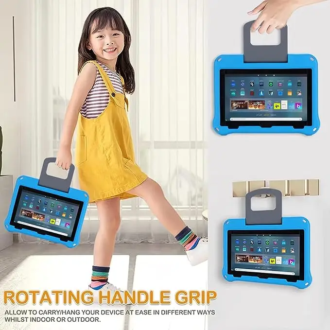 Boy Girl Kids EVA Kid-Proof Rugged Shockproof Full Cover for Amazon Fire 11 max 11 inch  baby cases