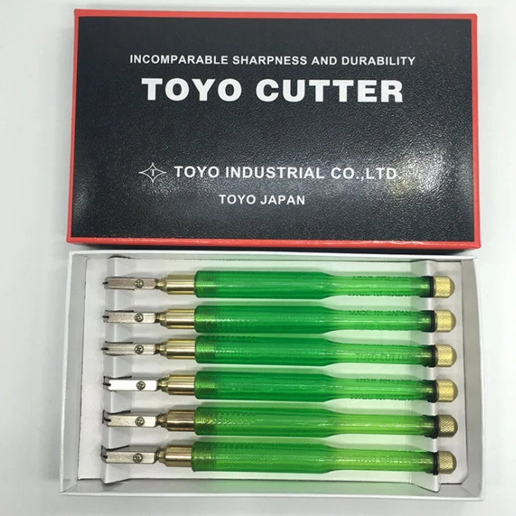
High processing precision tungsten steel blade industrial Chinatoyo tc-90 oil feed diamond glass hand cutter 