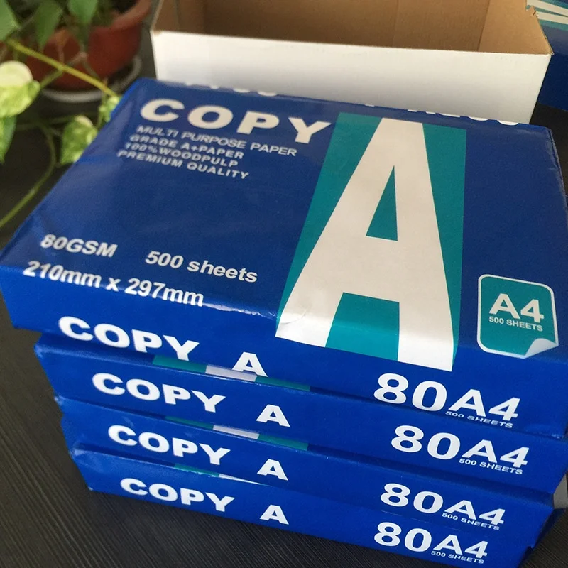  Прямая продажа с завода белая копировальная бумага формата А4 80 г/кв. М 70 для копировальной лазерной
