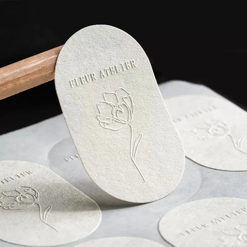 Custom Printing Matte Texture Embossed Logo Design Jewelry Gift Box Seal Sticker