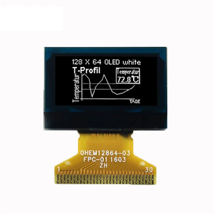  Графический Тип 0 96 дюймовый oled-дисплей 128x64 точек
