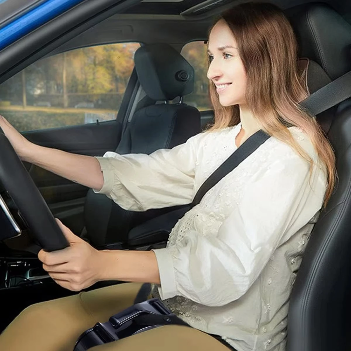 Pregnancy Seat Belt Adjuster Seat Bump Strap for Pregnant Women Protect Unborn Baby Prevent Compression of Abdomen Maternity