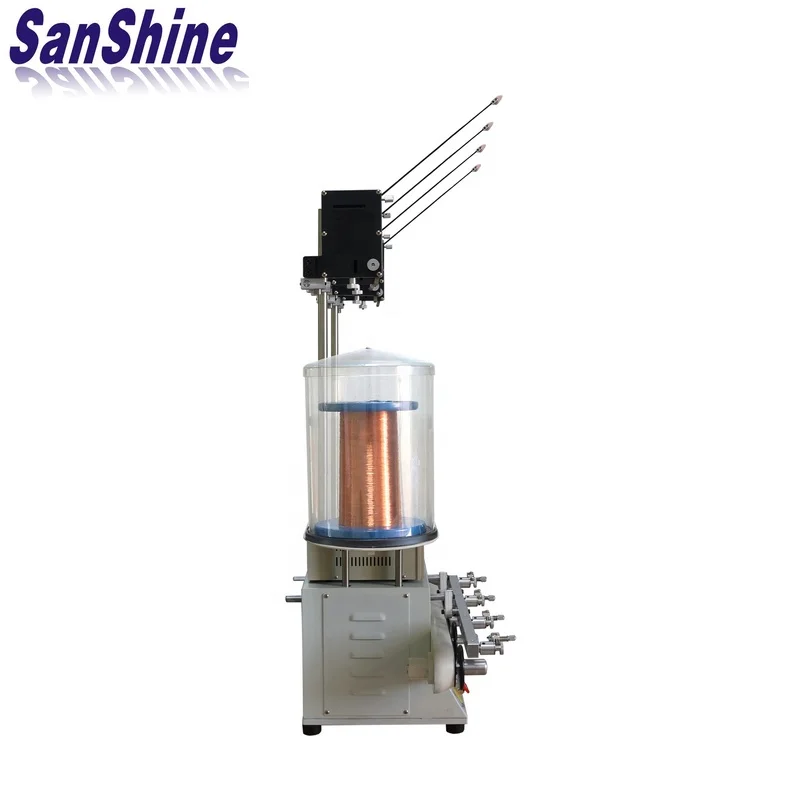 Obverse four spindles EE series inductor coil automatic winding machine(SS864)