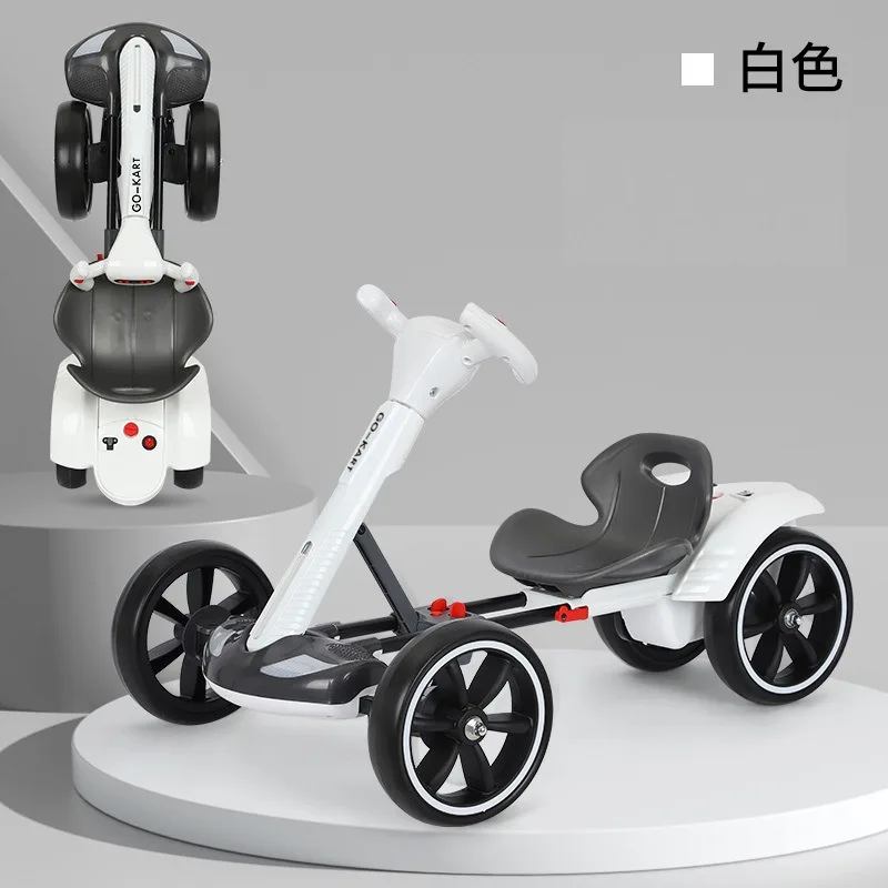Baby ride on two seats battery power wheel kids police car electric ride on car for kids to drive