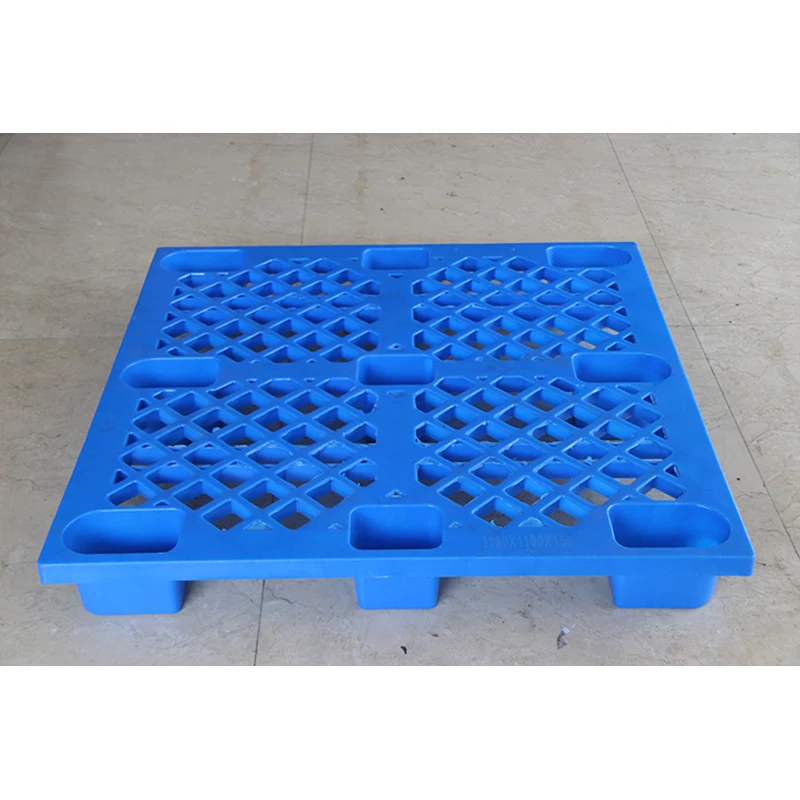 Hot Selling 1100*1100mm Single Side Plastic Pallets High Quality Light Weight Durable and Eco-friendly for Logistics Storage