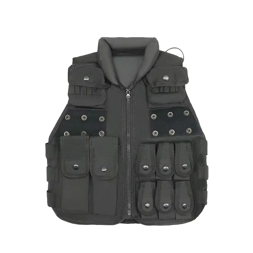 Youth Adventure Vest MolleCompatible Protective Jacket Outdoor Play Hunting Games Safe Shooting Simulations