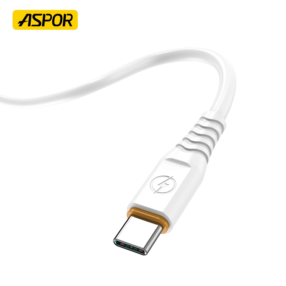 ASPOR A125 PD Cable 1m 2m Micro 60W 120W Type C Cable 6A Fast Charging 1m Usb Cable Commonly Used Accessories & Parts