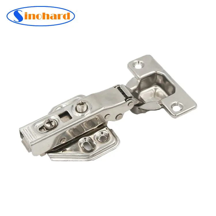 SINOHARD Cabinet Hydraulic Adjustable Mounting Concealed Hinges Soft Closing Nickel-Plated Steel Hinge
