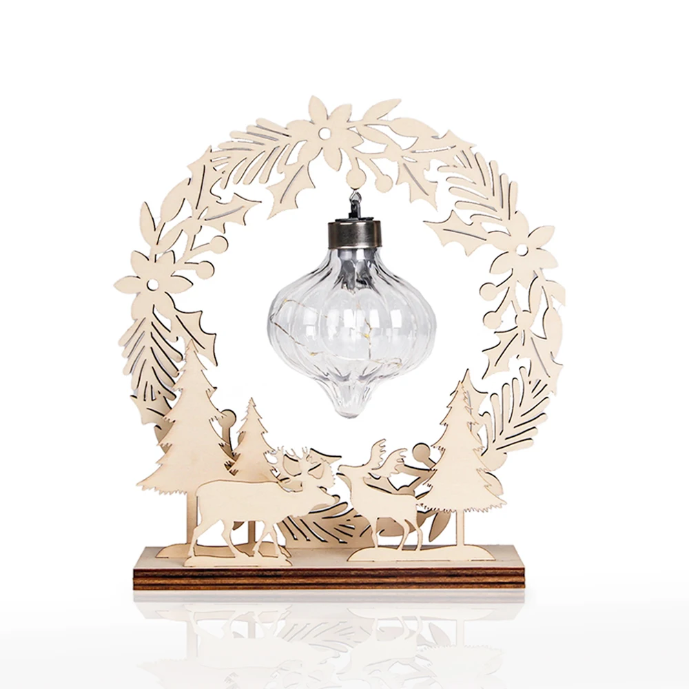 American garland wreath indoor home christmas party decoration