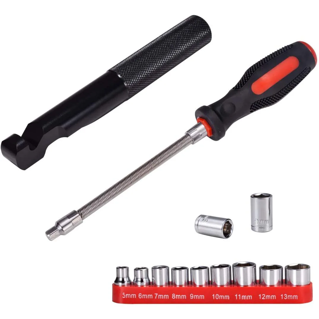 Fit for Polaris RZR S 900/ XP/RZR XP4 1000 Belt Changing Tool and Clutch Cover Remove Tool Set