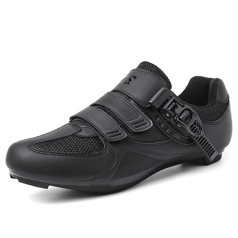 New Men Mountain Cycling Shoes Outdoor Professional Racing Bike Sneakers Road Bike Black Cycling Shoes
