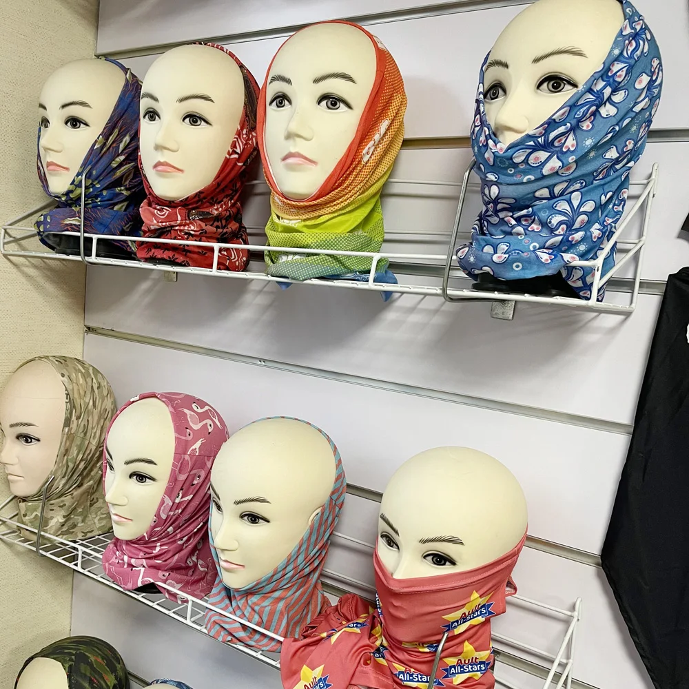 No MOQ custom printing microfiber polyester multifunctional tubular seamless bandana headwear