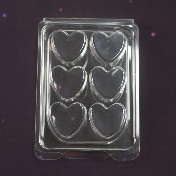 Manufacture wholesales Plastic blister wax clamshell Soy Candles Tarts Melts best soy wax for containers