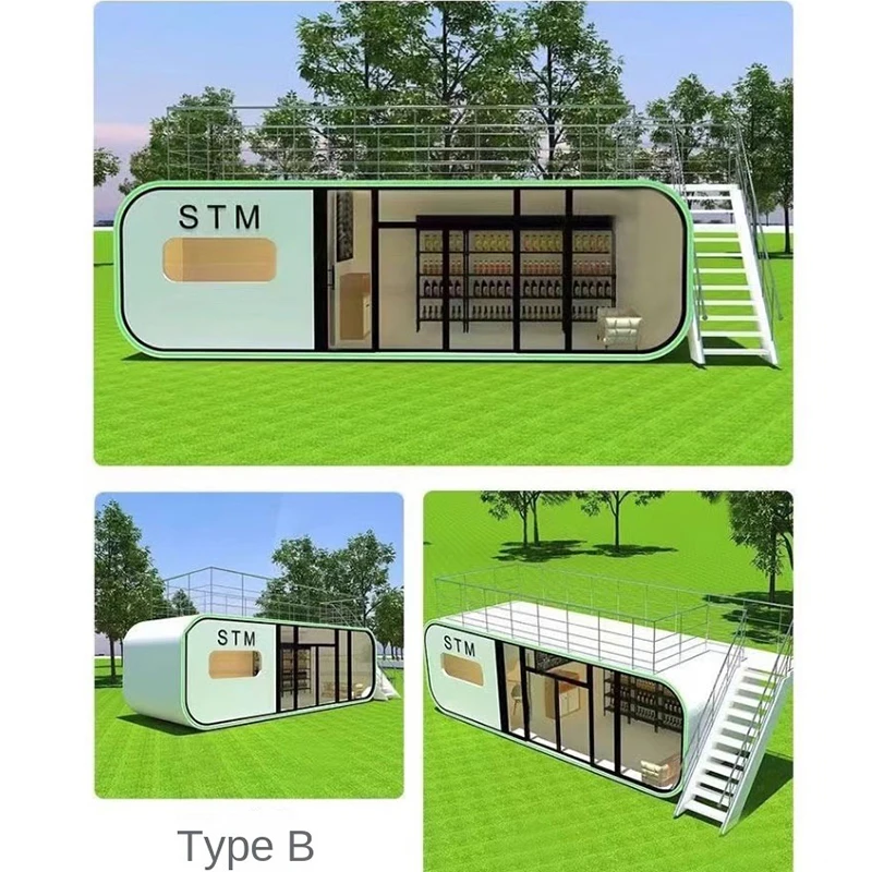 Prefabricated Sunroom Tiny Casa Containers Homes Houses Other Mobile Modular Office Pods Portable Prefab Prefabricada
