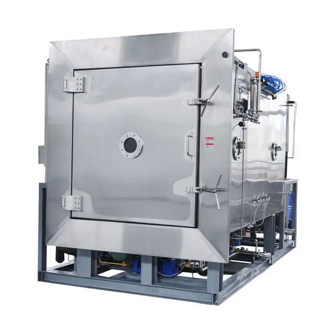 large volume full automatic soup onion mutton freeze drying machine forfood,vegetables,fruits,seafood,meat