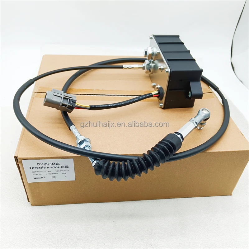 Excavator Spare Parts Throttle Motor Accelerator Motor 523-0006 for Doosan DH220-5 DH300-5 Governor Motor 5230006